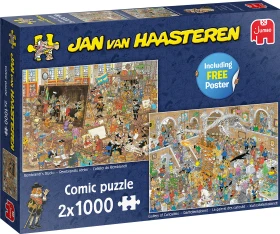 Jumbo Jan van Haasteren Ein Ausflug ins Museum + Poster