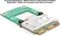 DeLOCK Mini PCIe/mSATA Verlängerung Half size auf Full Size Vorschaubild