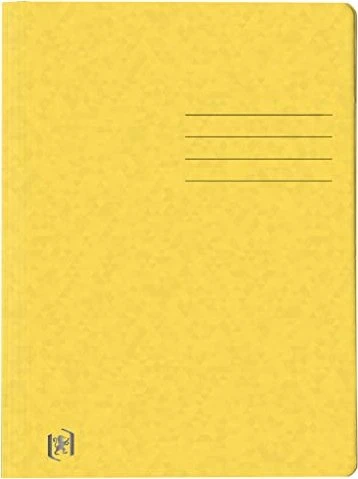 Oxford Top File+ Schnellhefter, A4, gelb, 25er-Pack