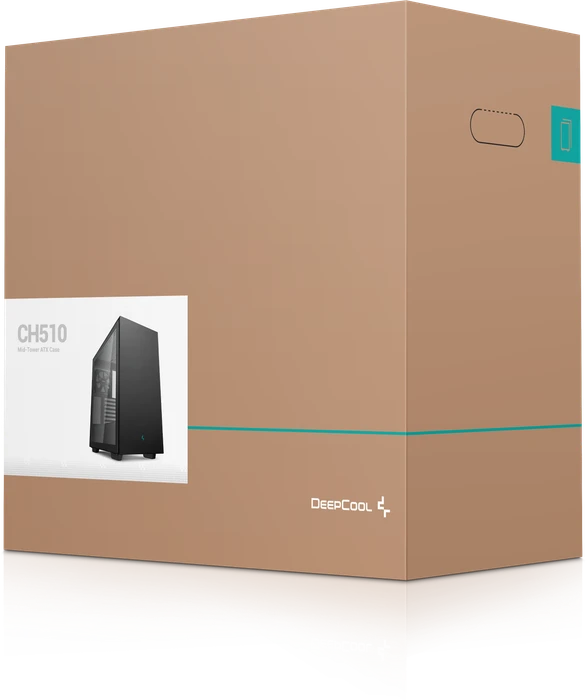 DeepCool CH510, schwarz, Glasfenster