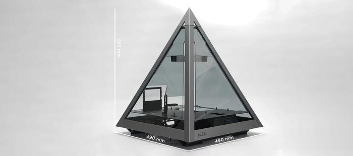 AZZA Pyramid L 804, Glasfenster