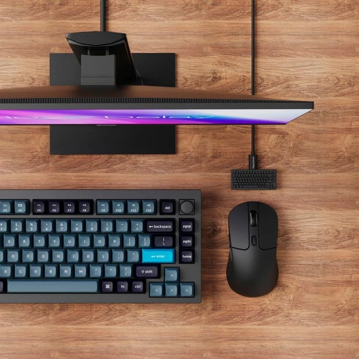 Keychron M3 4K Wireless Mouse schwarz, USB/Bluetooth