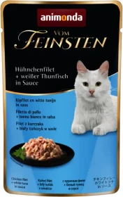 animonda Vom Feinsten Adult Hühnchenfilet und weißer Thunfisch in Sauce, 1.80kg (36x 50g)