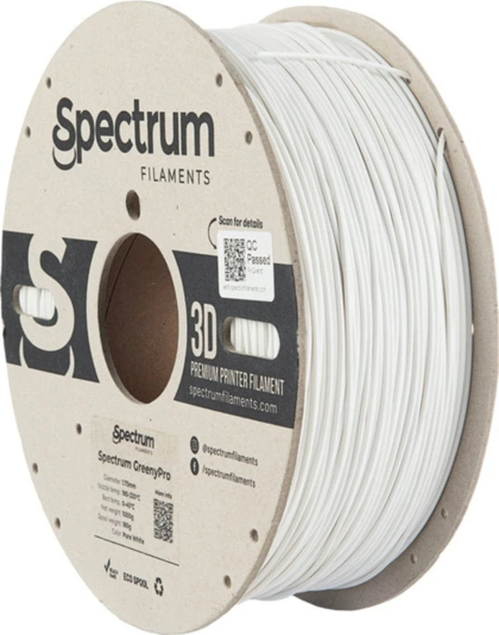 Spectrum PLA, weiß, Spule, 1.75mm, 1.00kg