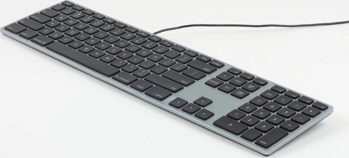 Matias RGB Wired Aluminium Mac Keyboard, schwarz, USB, US