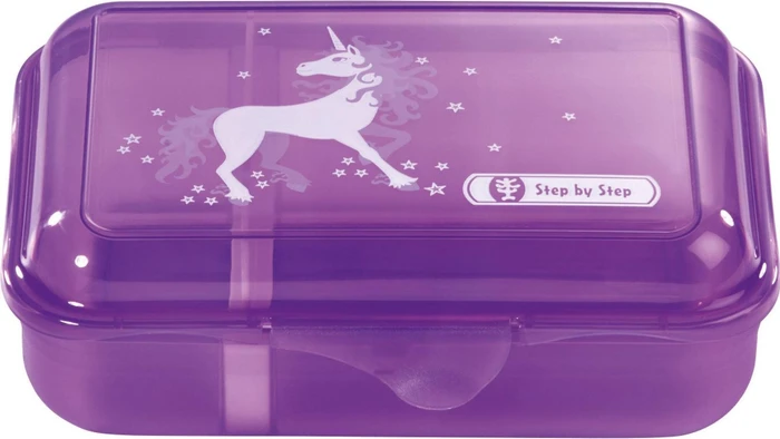 Step by Step Unicorn Lunchbox Aufbewahrungsbehälter 900ml flieder