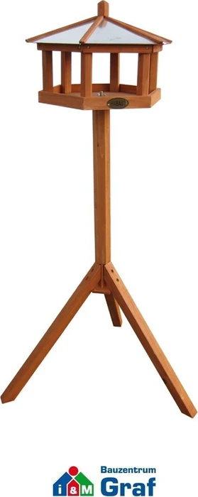 Habau Vogelhaus Rotdrossel, mit Ständer