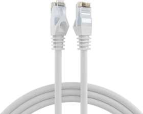 EFB Elektronik CCA Patchkabel, Cat6, U/UTP, RJ-45/RJ-45, 0.25m, weiß