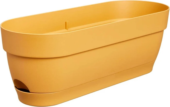 Elho Vibia Campana oval 50x18cm honig gelb