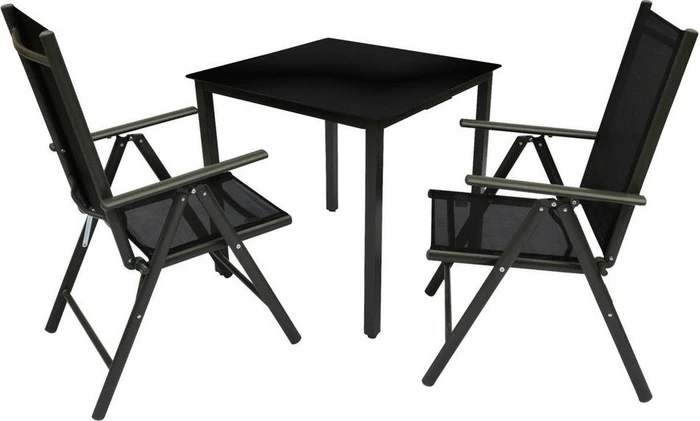 VCM Gartenmöbel-Set, 3-tlg.