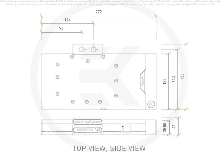 EK Water Blocks Quantum Line EK-Quantum Vector² AMP/Trinity RTX 4090 ABP Set D-RGB, Nickel, Acryl