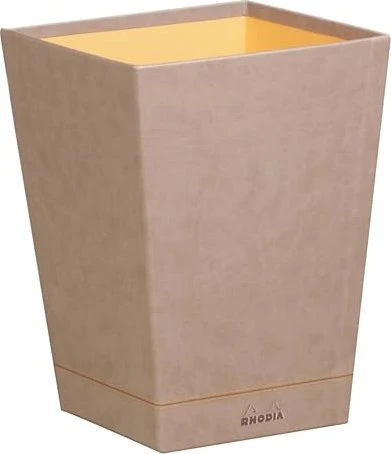 Rhodia Rhodiarama Papierkorb taupe