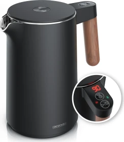 Arendo Wood Style schwarz/nussbaum