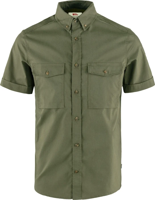 Fjällräven Övik Air Stretch Hemd kurzarm laurel green (Herren)