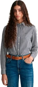 Gant Regular Fit Classic Popeline Stripe Hemd langarm classic blue (Damen)