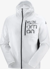 Salomon Bonatti Cross Wind Funktionsjacke weiß/schwarz (Herren)