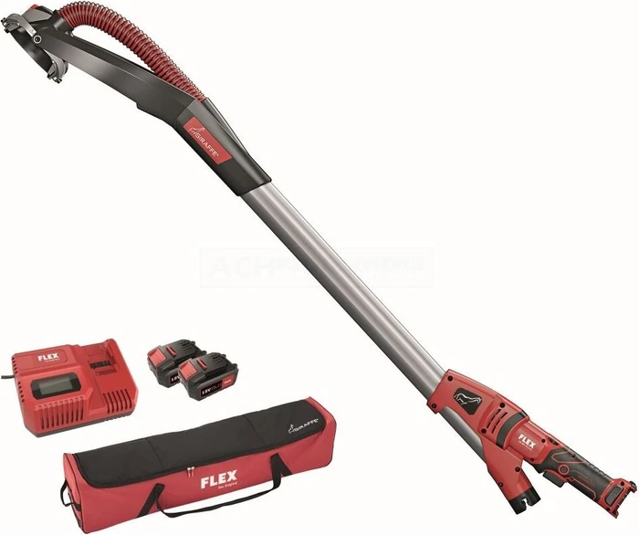 Flex GE MH 18.0-EC/5.0 Set + MH-R Giraffe Akku-Wand-/Deckenschleifer inkl. Tasche + 2 Akkus 5.0Ah