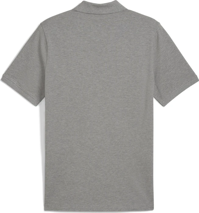 Puma ESS No. 1 Logo Pique Poloshirt kurzarm medium grey heather (Herren)