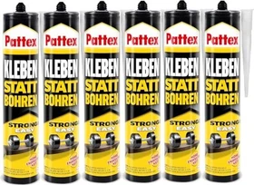 Pattex Kleben Statt Bohren Strong and Easy Montagekleber weiß, 400g