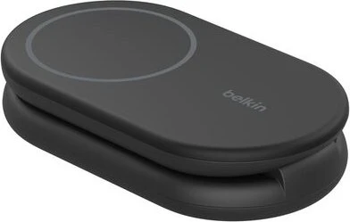 Belkin BoostCharge Magnetische, einklappbare, kabellose Ladestation mit Qi2 (15W) schwarz