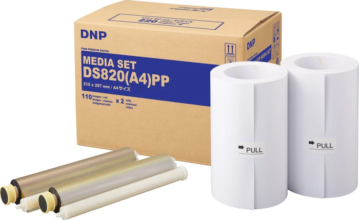 DNP Mediaset DS820(A4)PP Fotopapier, A4, 220 Blatt