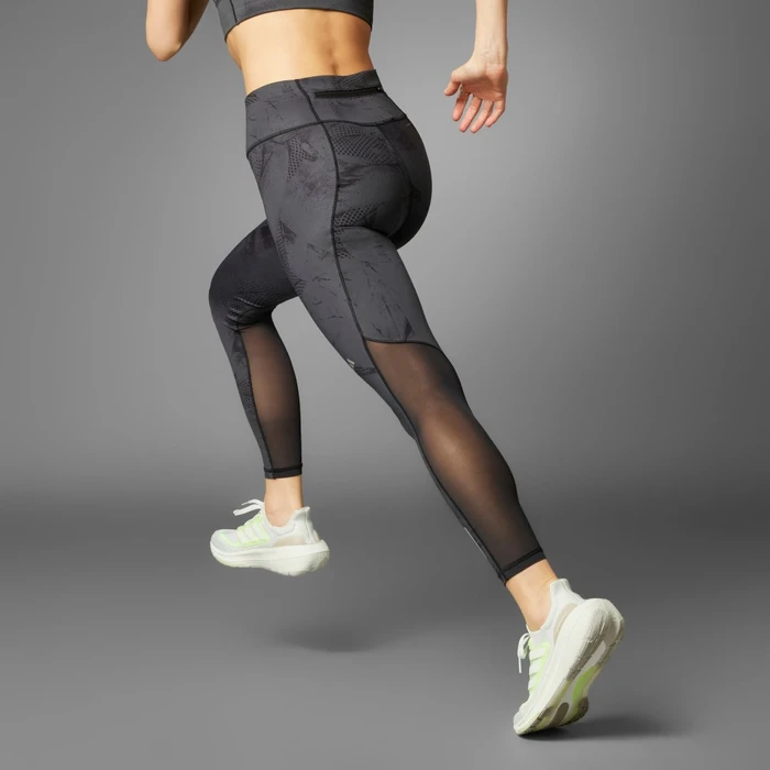 adidas Ultimate adidas Print Hose 7/8 carbon/black (Damen)