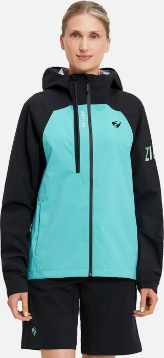 Ziener Nehle-Z Fahrradjacke tropical teal/black (Damen)