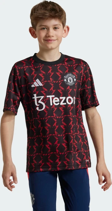 adidas Manchester United Pre-Match Trikot kurzarm black/mufc red (Junior)