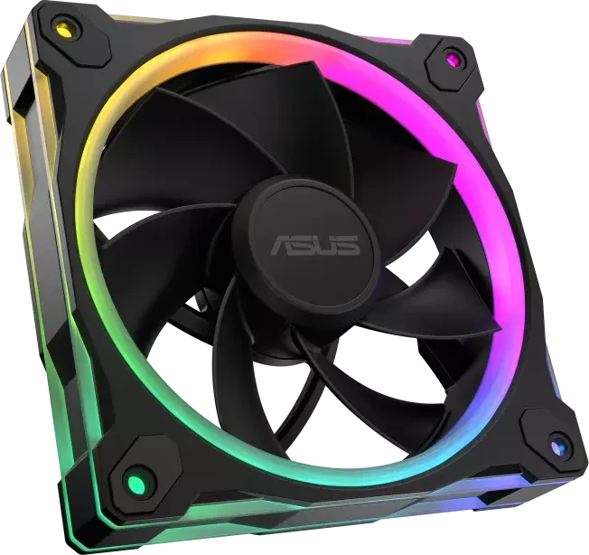 ASUS MR120 ARGB Reverse Blade, schwarz, 120mm, 3er-Pack