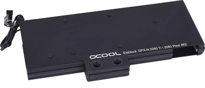 Alphacool Eisblock GPX-N Acryl NVIDIA RTX 2080/2080Ti M02 mit Backplate, schwarz