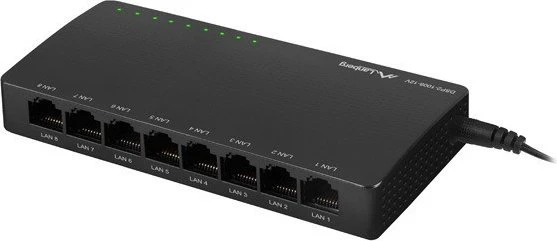 Lanberg DSP2 Desktop Gigabit Switch, 8x RJ-45