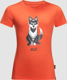 Jack Wolfskin Wolf T-Shirt kurzarm mango orange (Junior)