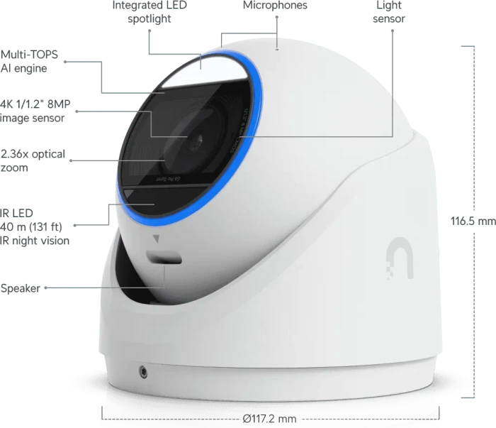 Ubiquiti UniFi G6 Pro Turret, weiß