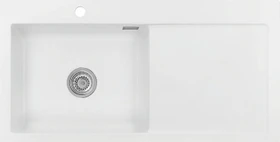 systemceram Mera 100 SL F Einbau Becken links polar