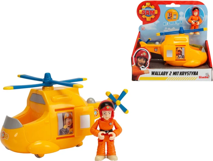 Simba Toys Feuerwehrmann Sam - Junior Wallaby 2 mit Krystyna