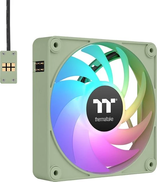 Thermaltake CT140 EX ARGB Sync Matcha Green, grün/weiß, 140mm, 3er-Pack