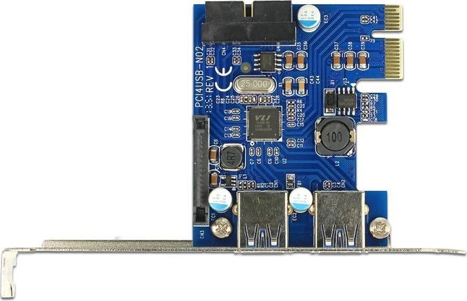 DeLOCK 2x USB-A 3.0, 1x USB 3.0 intern, PCIe x1