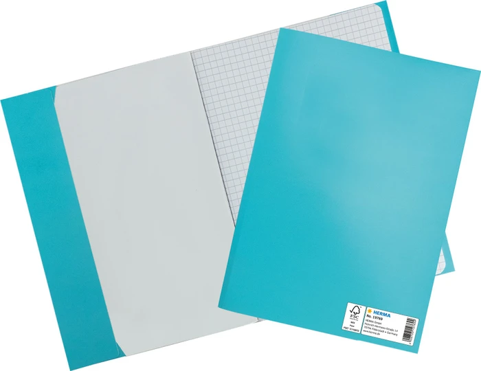 Herma Heftschoner Karton, A5, türkis, 10er-Pack