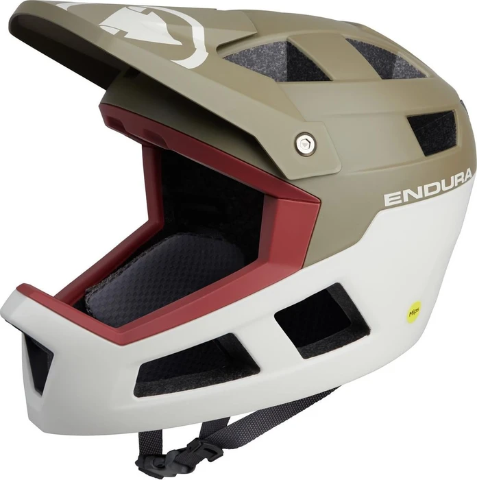 Endura SingleTrack MIPS Fullface-Helm tweed