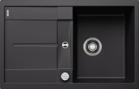 Blanco Metra 45 S Becken reversibel mit Ablauffernbedienung schwarz