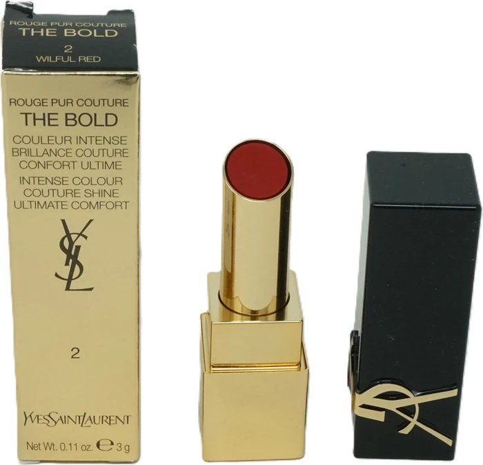 Yves Saint Laurent Rouge Pur Couture the Bold Lippenstift 02 wilful red, 3g