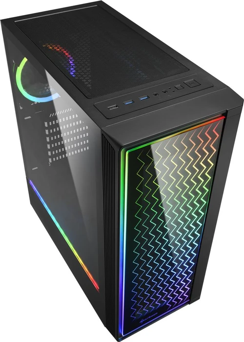 Sharkoon RGB LIT 200, Glasfenster