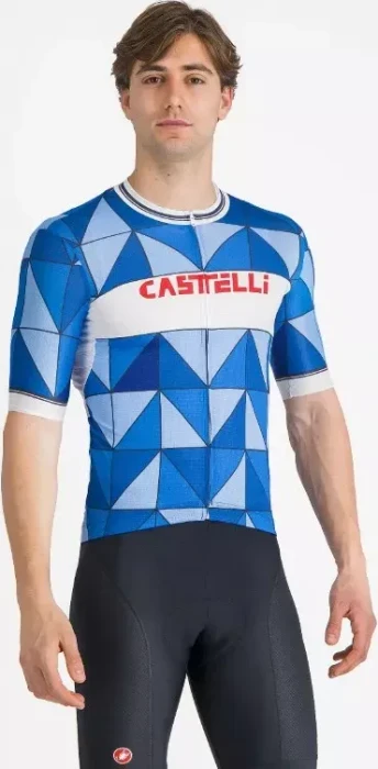 Castelli Heritage Trikot kurzarm azzurro italia (Herren)