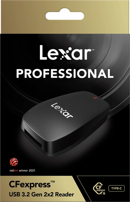 Lexar Professional CFexpress 2.0 Type B Single-Slot-Cardreader RW550, USB-C 3.2 [Buchse]
