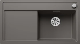 Blanco Zenar 5 S-F InFino Becken rechts mit Ablauffernbedienung vulkangrau