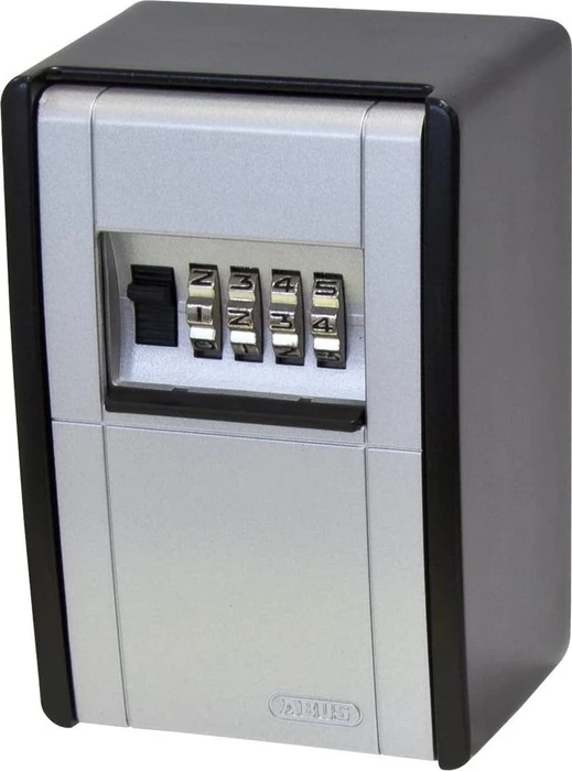 ABUS KeyGarage 787 BIG zur Wandmontage Schlüsselkasten, schwarz/silber, mechanische Zahlenkombination