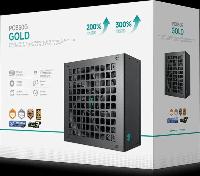DeepCool GamerStorm PQ-G Series PQ850G schwarz 850W, ATX 3.1