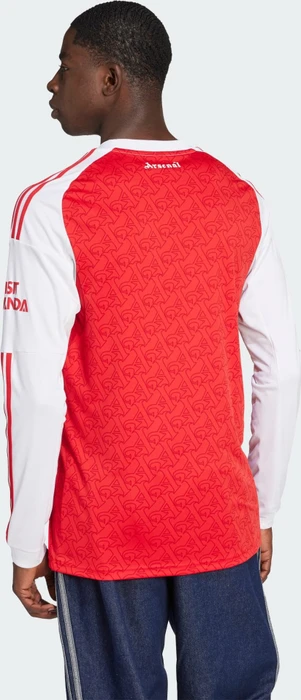 adidas FC Arsenal 2025/2026 Heimtrikot langarm better scarlet/white (Herren)
