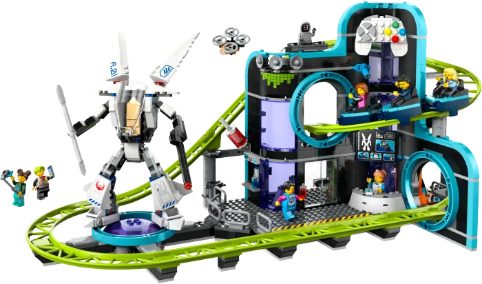 LEGO City - Achterbahn mit Roboter-Mech (60421) – Bild 2 von 6