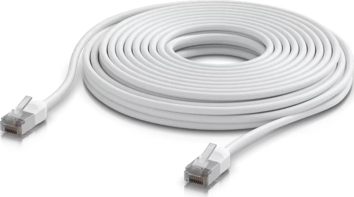 Ubiquiti UniFi Premium Patchkabel Outdoor, Cat6a, RJ-45/RJ-45, 12m, weiß